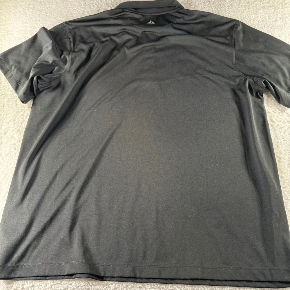 Torrey Pines Golf Polo Shirt‎ Black Green Bermuda Sands XL Clean Athletic Stripe